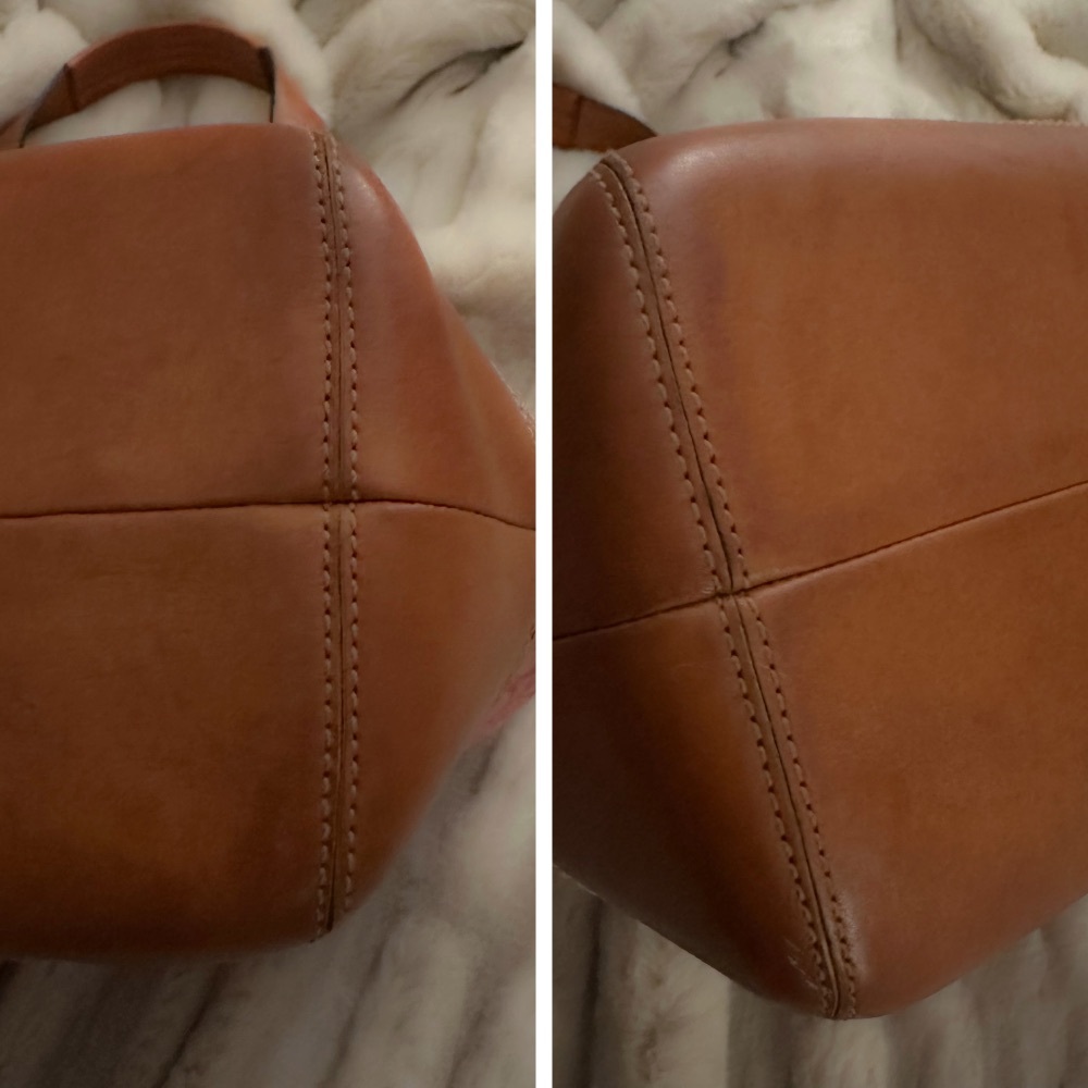 RaRE Vintage Coach Soho Bag in Pink Signature Canvas & Tan Leather | F10927 - Picture 12 of 17